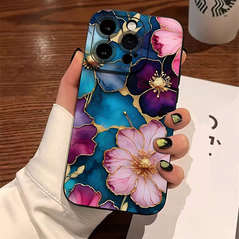 Vintage Floral Pattern Soft Case - วินเทจลายดอกไม้นุ่มTPUเคสโทรศัพท์สําหรับXiaomi 15 13 12 11 Lite