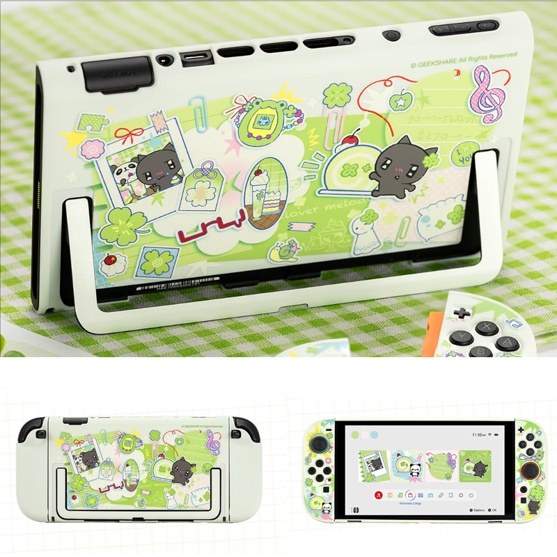 Matte Hard Pc Back Case - เคสกันกระแทกแบบแข็งด้านหน้าและด้านหลัง Lucky Memo Matte สำหรับ Nintendo