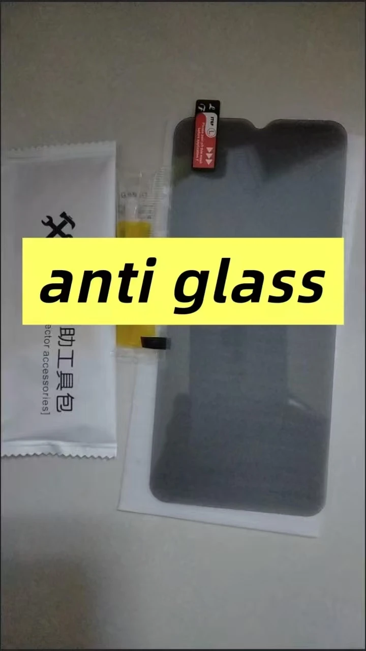 Anti Spy Privacy Glass Case - เคสกระจกนิรภัยป้องกันการสอดแนมสำหรับ OPPO A54s ฝาครอบบน OPPOA54S A
