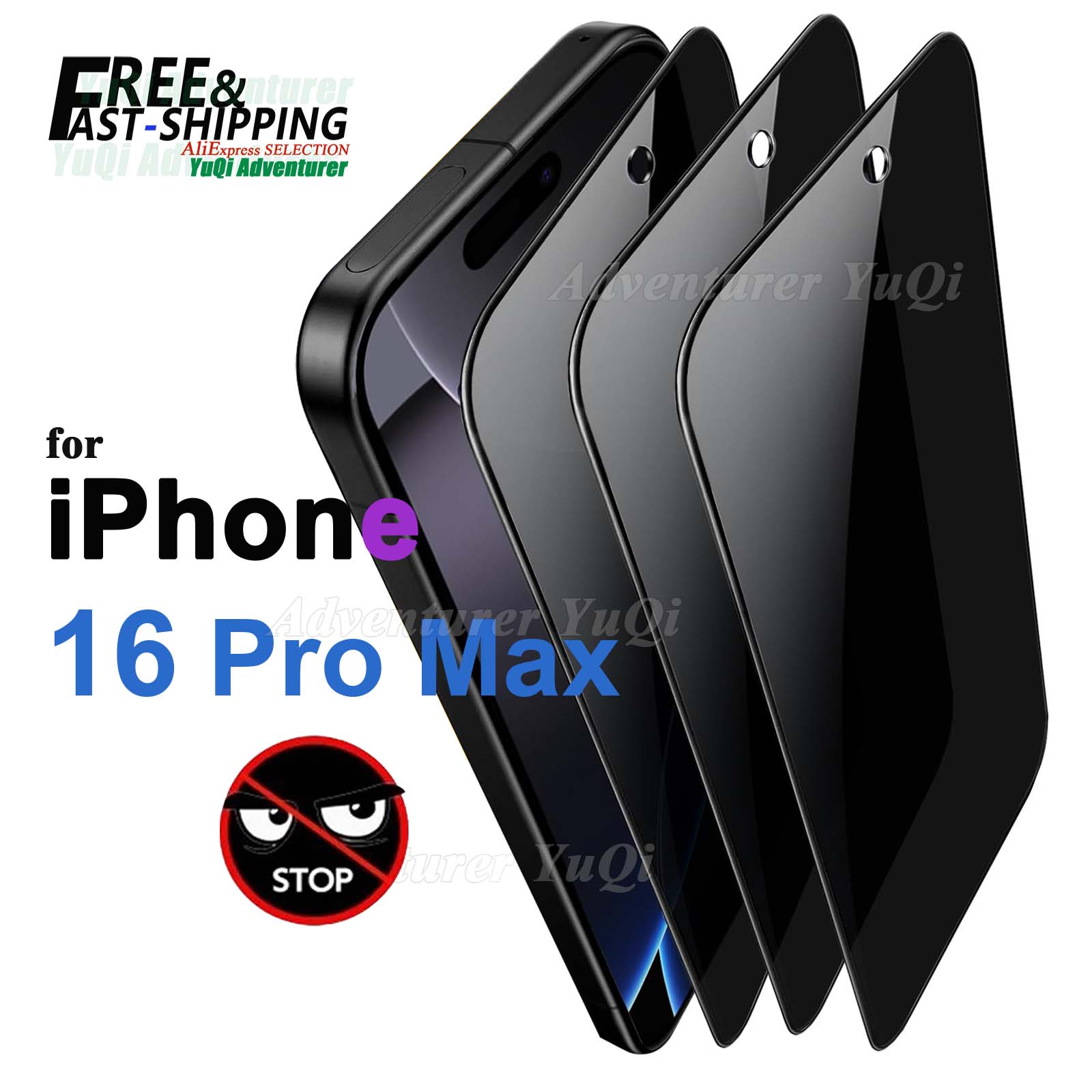 Anti Spy Privacy Glass Case - Anti Spy Screen Protector สําหรับ iPhone