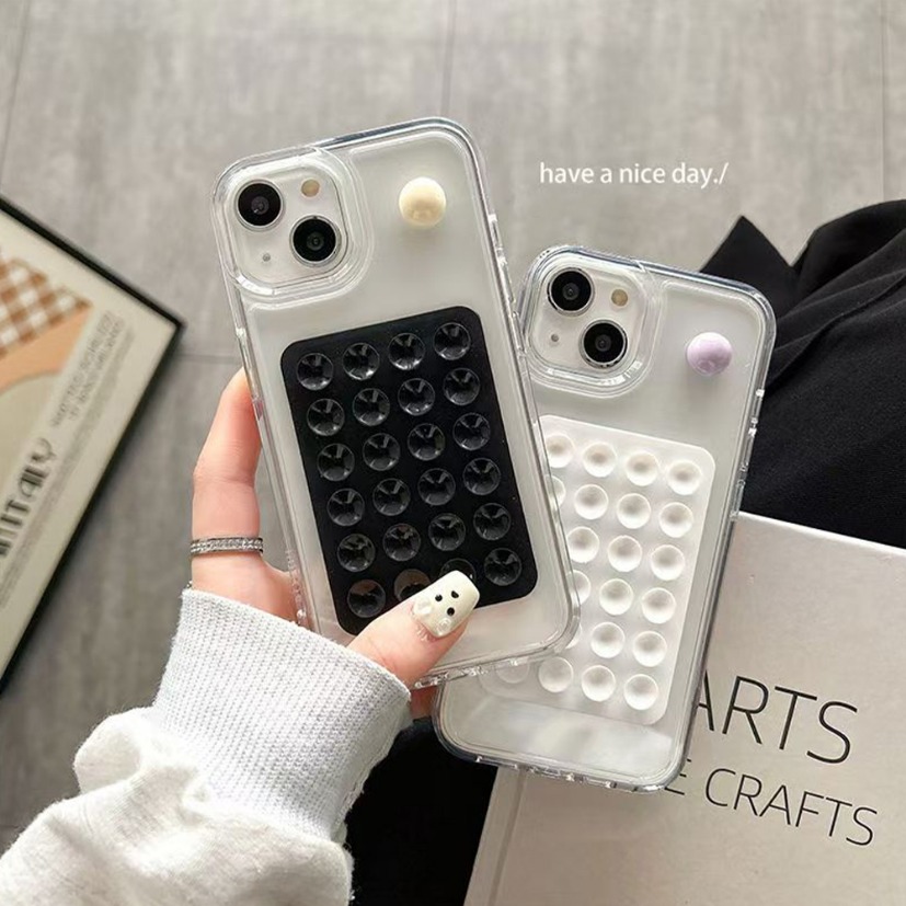 Phone Stands - แผ่นยึดโทรศัพท์มือถือแบบซิลิโคนพร้อมจุกดูดอเนกประสงค์ ที่วางติดผนังแบบสี่เหลี่ยม ป้องกันการลื่น ติดด้านเดียว ใช้กับเคสโทรศัพท์มือถือ
