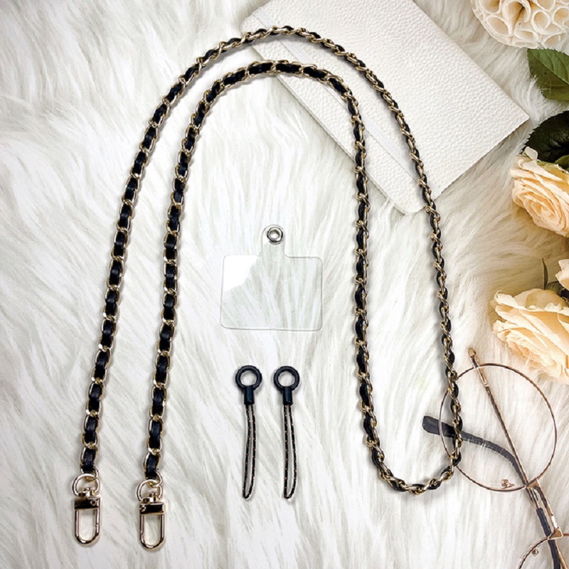 Crossbody Lanyard Neck Strap Case - เคสโทรศัพท์ Universal Lanyard ยาว Crossbody Pearl