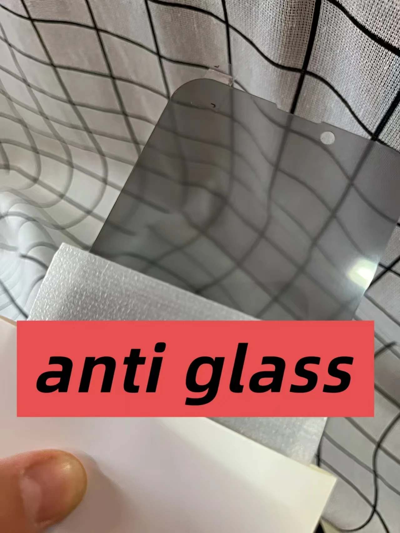 Anti Spy Privacy Glass Case - ฟิล์มกระจกนิรภัยป้องกันการสอดแนมสำหรับเคสโทรศัพท์ realme 7 pro บน realme7pro