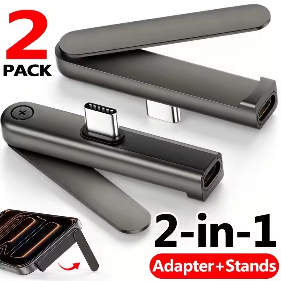 Phone Stands - 2/1 ชิ้น อะแดปเตอร์พกพา USB C เป็น