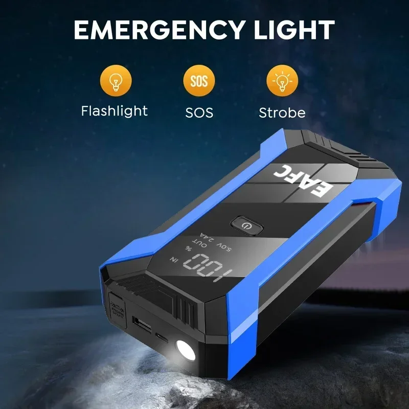 12V รถ Jump Starter 1200A เอาต - Power Banks บทวิจารณ์และราคา