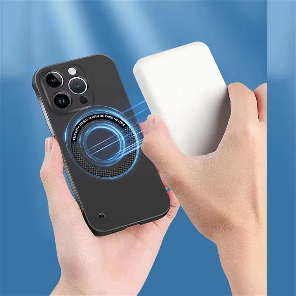 สําหรับMagsafeแม่เหล็กFrameles - Ultra Thin Frameless Phone Cover บทวิจารณ์และราคา
