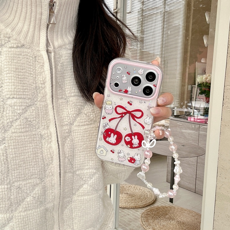 เคสโทรศัพท์ลายการ์ตูนมิฟฟี่เชอ - Cute Cartoon Wrist Strap Silicone Case บทวิจารณ์และราคา