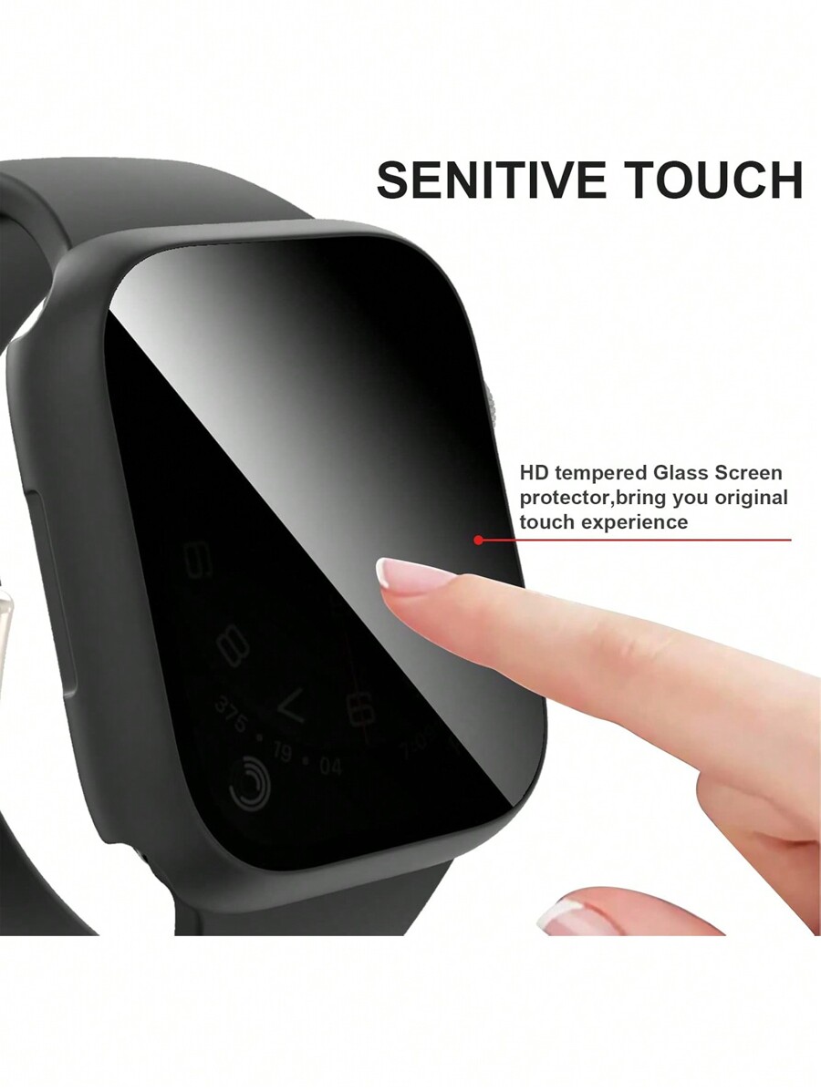 2 ชิ้นสีดำตัวป้องกันหน้าจอป้อง - Anti Spy Privacy Glass Case บทวิจารณ์และราคา