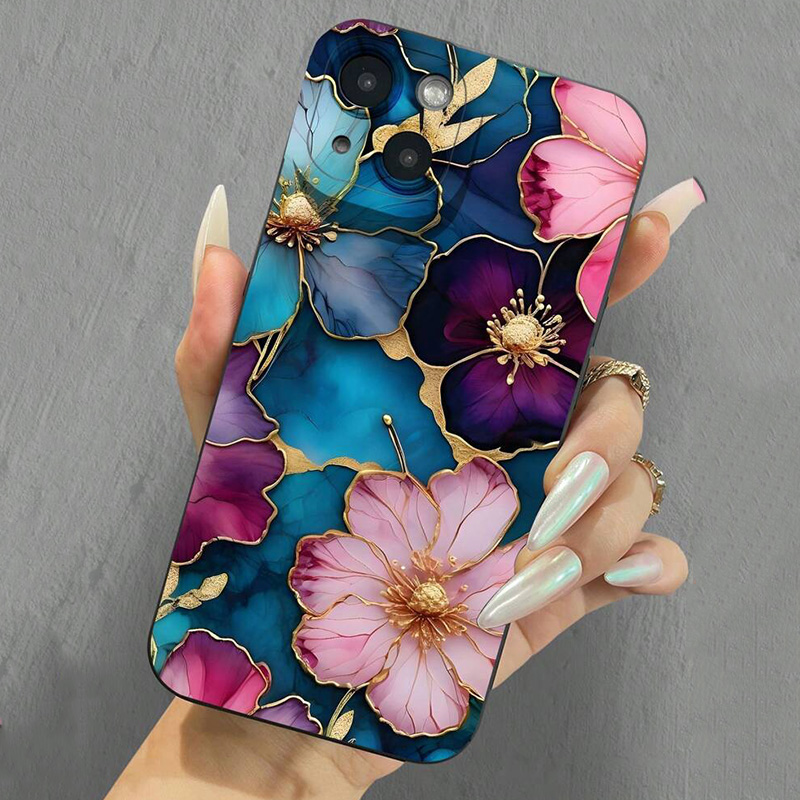 วินเทจลายดอกไม้นุ่มTPUเคสโทรศั - Vintage Floral Pattern Soft Case บทวิจารณ์และราคา
