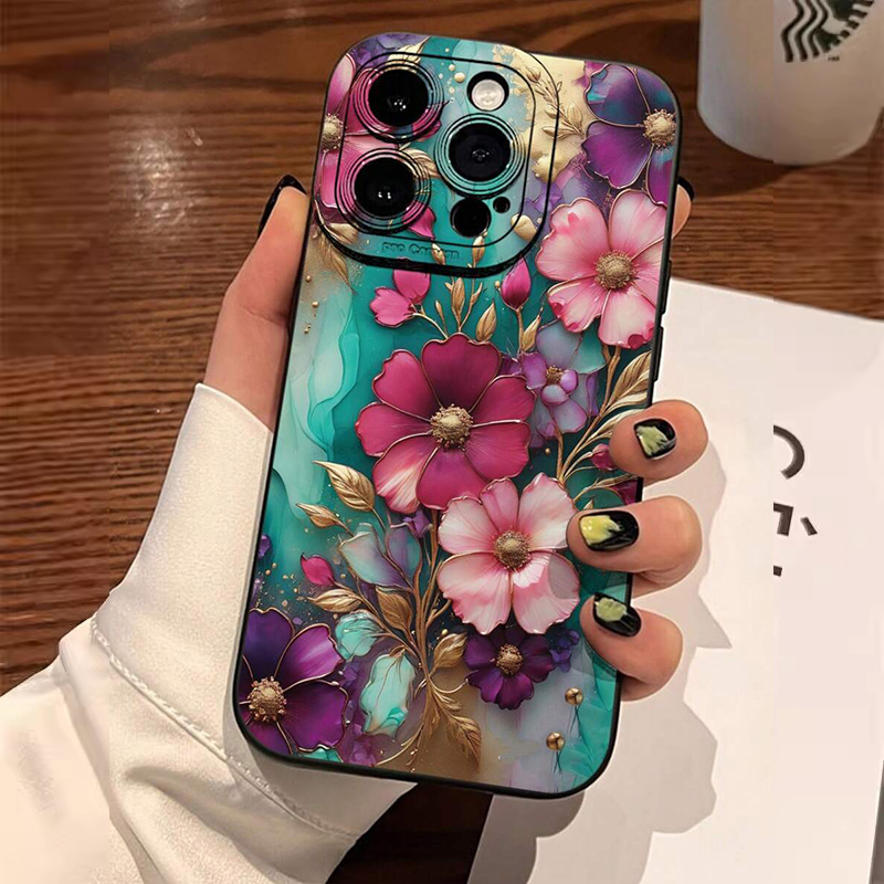 วินเทจลายดอกไม้นุ่มTPUเคสโทรศั - Vintage Floral Pattern Soft Case บทวิจารณ์และราคา
