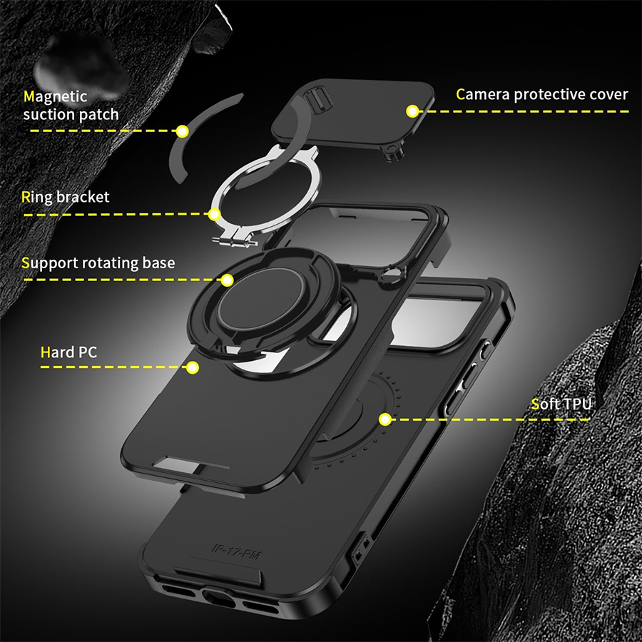 เคสโทรศัพท์แม่เหล็กกันกระแทกแบ - Heavy Duty 360 Full Body Protective Case บทวิจารณ์และราคา