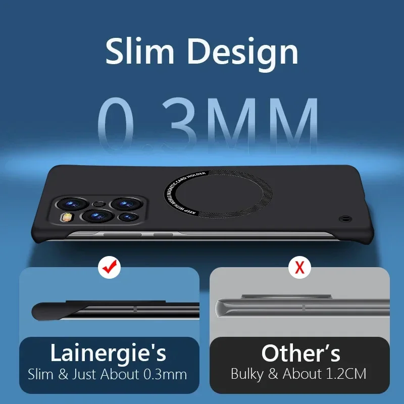 เคสโทรศัพท์แบบบางพิเศษไร้ขอบพร - Ultra Thin Frameless Phone Cover บทวิจารณ์และราคา