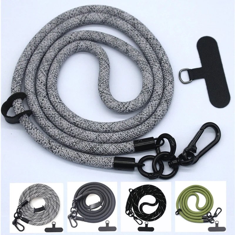 8 มม.x 120 ซม.Bold ยาวโทรศัพท์ - Crossbody Lanyard Neck Strap Case บทวิจารณ์และราคา