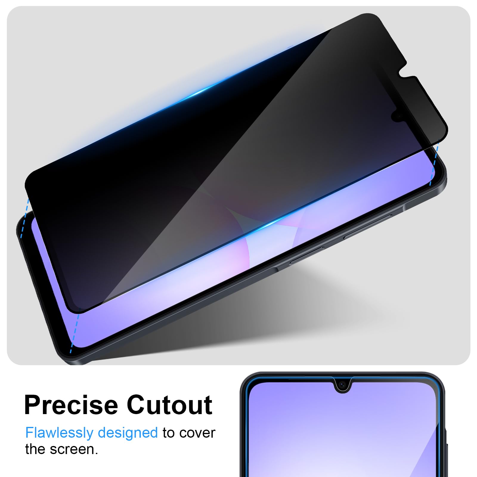 ฟิล์มกันรอยแบบป้องกันการสอดแนม - Anti Spy Privacy Glass Case บทวิจารณ์และราคา