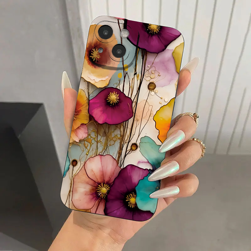 เคสโทรศัพท์ป้องกันแบบ TPU ลายด - Vintage Floral Pattern Soft Case บทวิจารณ์และราคา