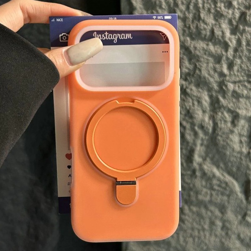 เคสซิลิโคนเหลวสีลูกกวาดสำหรับ  - Liquid Silicone Magnetic Phone Case บทวิจารณ์และราคา