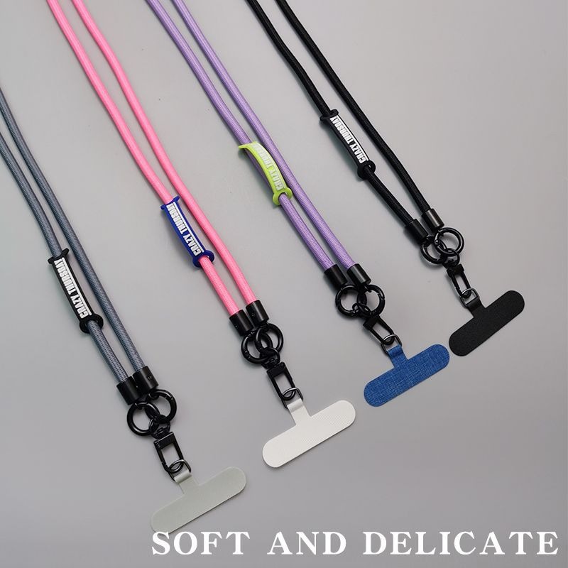สายคล้องโทรศัพท์แบบยาว สีพื้น  - Crossbody Lanyard Neck Strap Case บทวิจารณ์และราคา