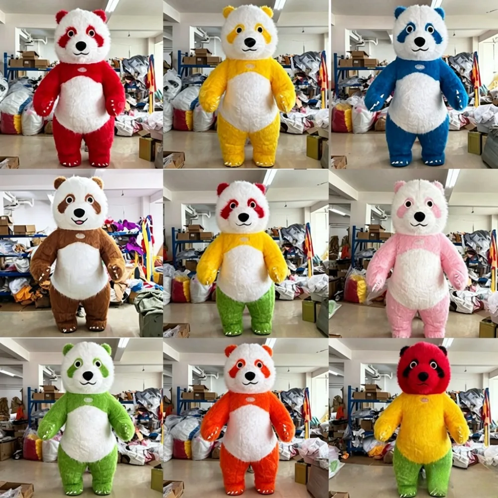 ชุดมาสคอตแพนด้าโตสีสันสดใสแบบเ - Chargers บทวิจารณ์และราคา