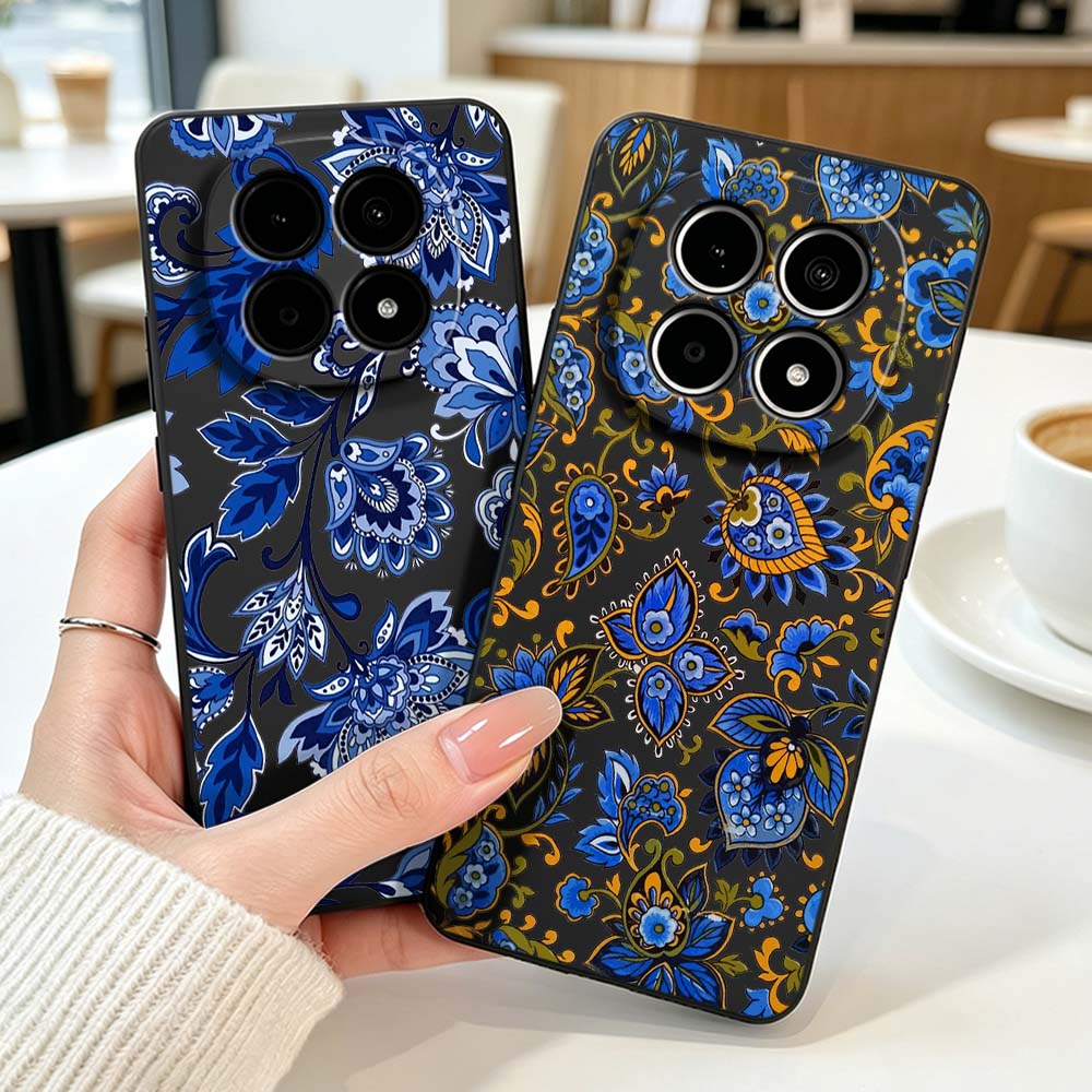การออกแบบวินเทจลายดอกไม้เคสโทร - Vintage Floral Pattern Soft Case บทวิจารณ์และราคา