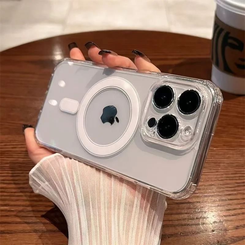 เคสโทรศัพท์แม่เหล็กสำหรับชาร์จ - Clear Shockproof Bumper Case บทวิจารณ์และราคา