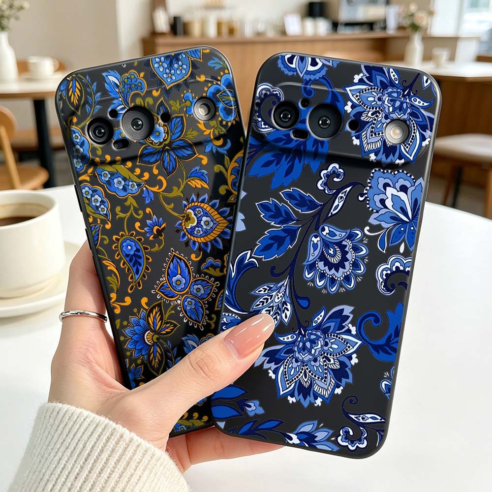 การออกแบบวินเทจลายดอกไม้ซิลิโค - Vintage Floral Pattern Soft Case บทวิจารณ์และราคา