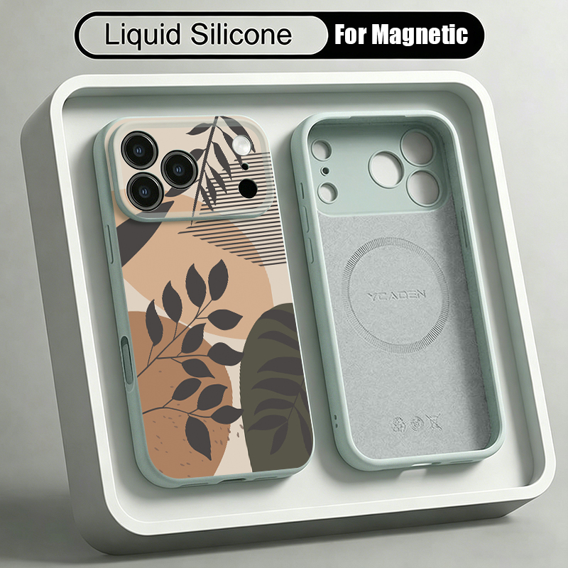 เคสโทรศัพท์ซิลิโคนเหลวลวดลายเร - Liquid Silicone Magnetic Phone Case บทวิจารณ์และราคา