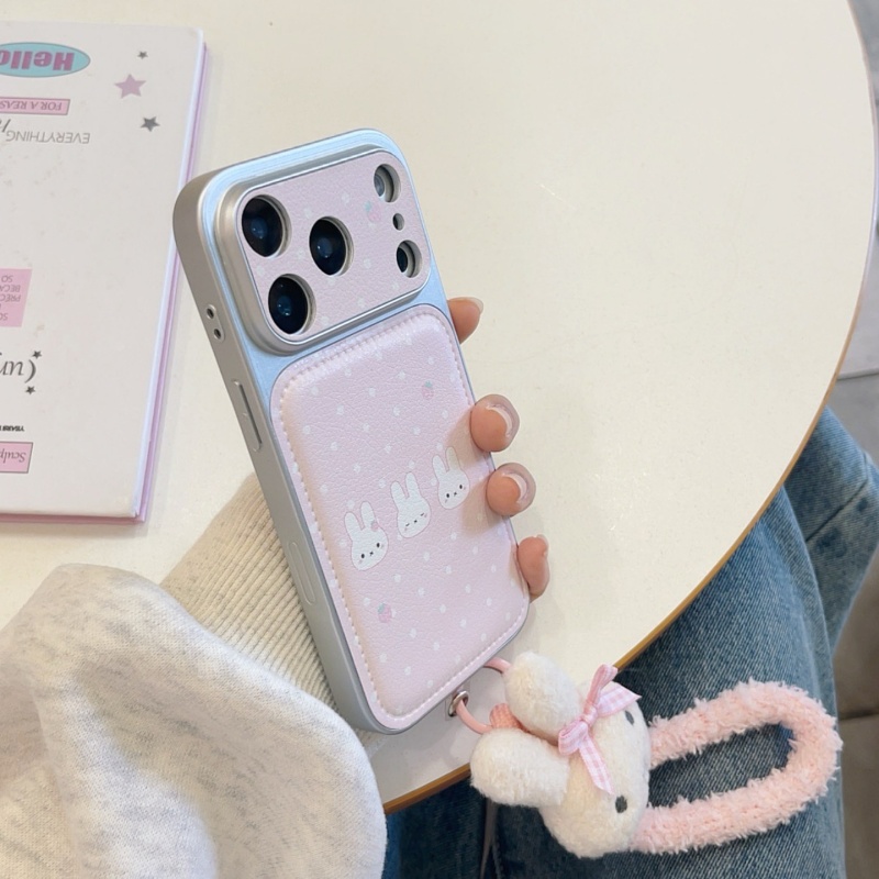 เคสโทรศัพท์หนังลายการ์ตูนมิฟฟี - Cute Cartoon Wrist Strap Silicone Case บทวิจารณ์และราคา